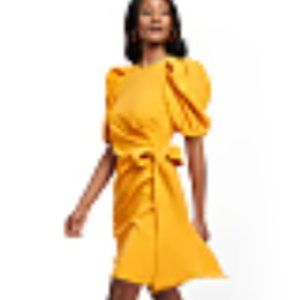 NY & Co Mustard Dress - Medium